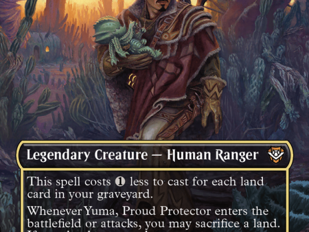 Yuma, Proud Protector (Borderless) [Outlaws of Thunder Junction Commander] Cheap