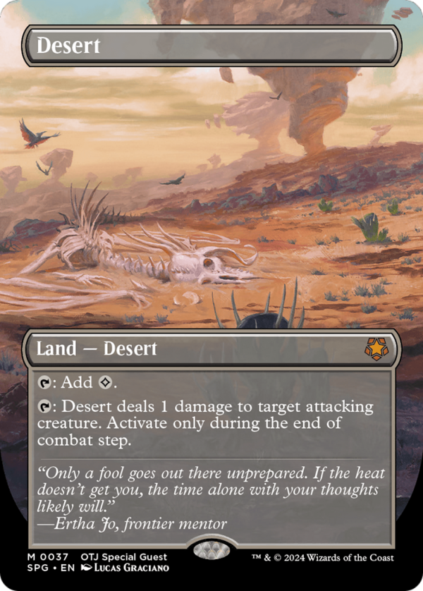 Desert (Borderless) [Outlaws of Thunder Junction Special Guests] Online Sale