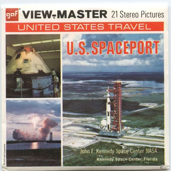 U.S. Spaceport - View-Master 3 Reel Packet - vintage - B662-G3C Hot on Sale