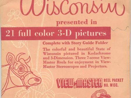 Wisconsin - View-Master 3 Reel Packet - vintage - WISC-1,2,3-S2 Discount