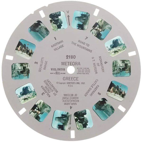 Meteora - Greece - View-Master Single Reel - vintage - 2180 Supply