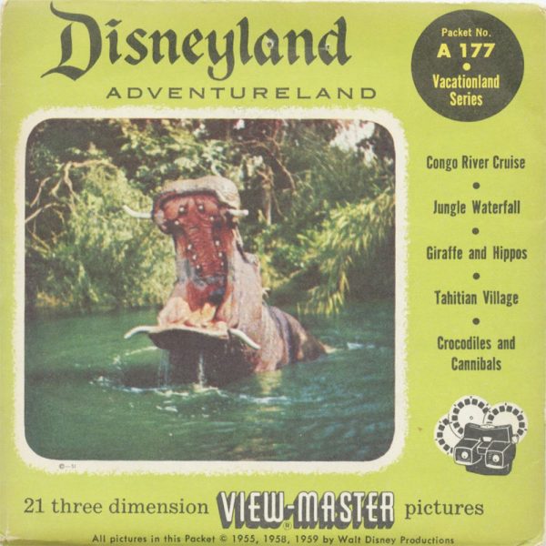 Adventureland - Disneyland - View-Master 3 Reel Packet - vintage - A177-S4 Online Sale