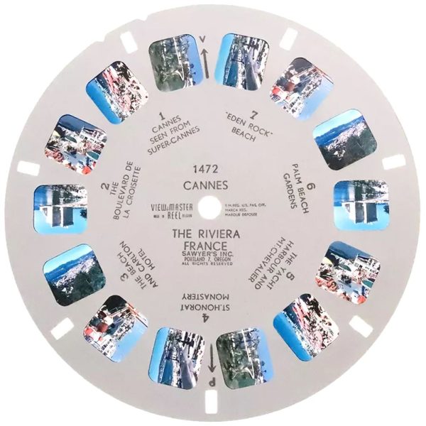 Cannes the Riviera - France - View-Master Single Reel - vintage - 1472 Discount