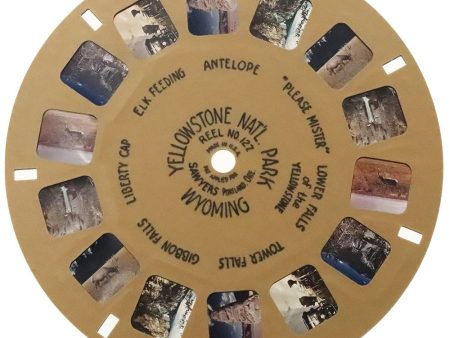 Yellowstone Nat l Park - Wyoming - View-Master Buff Reel - vintage - (BUF-127c) For Cheap