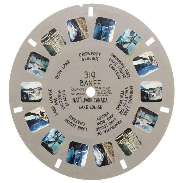 Banff National Park, Canada  Lake Louise - View-Master Hand-Lettered Reel - vintage  -(HL-319n) Online Sale