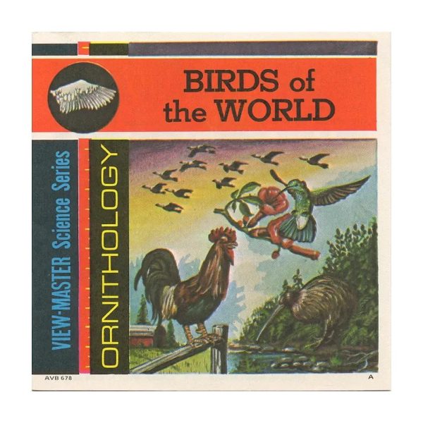 Birds of The World - Ornithology - View-Master 3 Reel Packet - 1960s - vintage - B678-G1A Sale