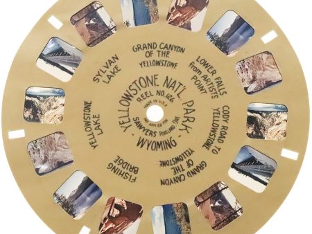 Yellowstone Nat l Park - Wyoming - View-Master Buff Reel - vintage - (BUF-126c) Sale