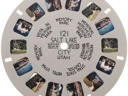 Salt Lake City - Utah - View-Master Hand-Lettered Reel - vintage - (HL-121n) For Discount