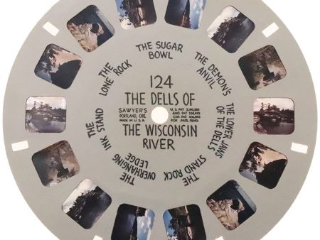 Dells of the Wisconsin River - View-Master Hand-Lettered Reel - vintage - (HL-124n) Cheap