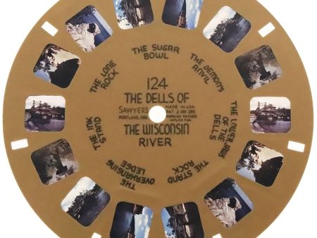 Dells of the Wisconsin River - View-Master Buff Reel - vintage - (BUF-124n) Hot on Sale