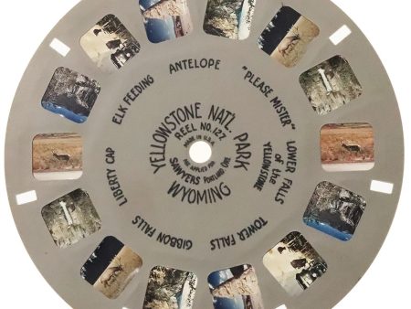 Yellowstone Nat l Park - Wyoming - View-Master Hand-Lettered Reel - vintage - (HL-127c) Online Sale