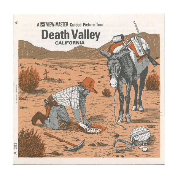 Death Valley - View-Master 3 Reel Packet - 1970 - vintage - A203-G1A Sale