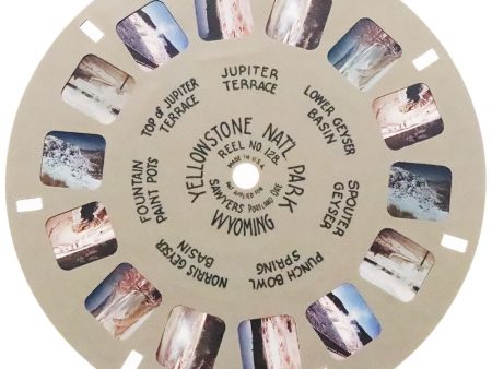 Yellowstone Nat l Park - Wyoming - View-Master Hand-Lettered Reel - vintage - (HL-128c) For Cheap