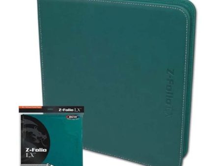 BCW Z-Folio LX 12-Pocket - Teal Discount