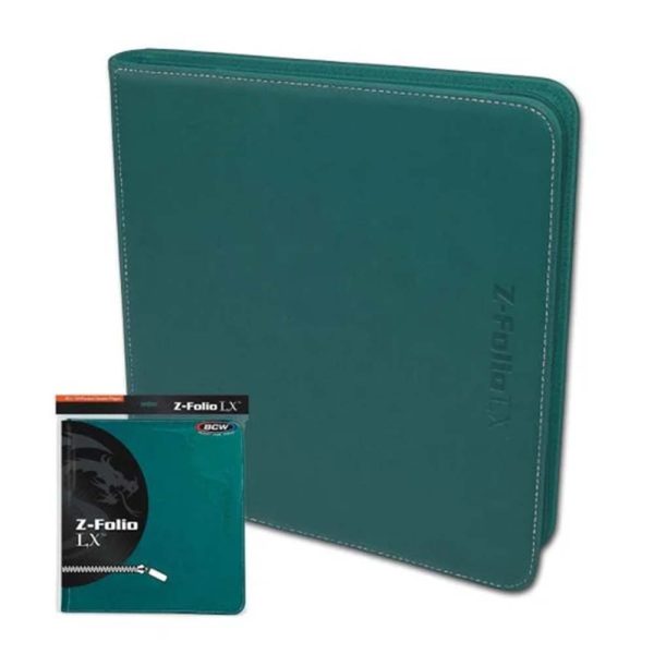 BCW Z-Folio LX 12-Pocket - Teal Discount