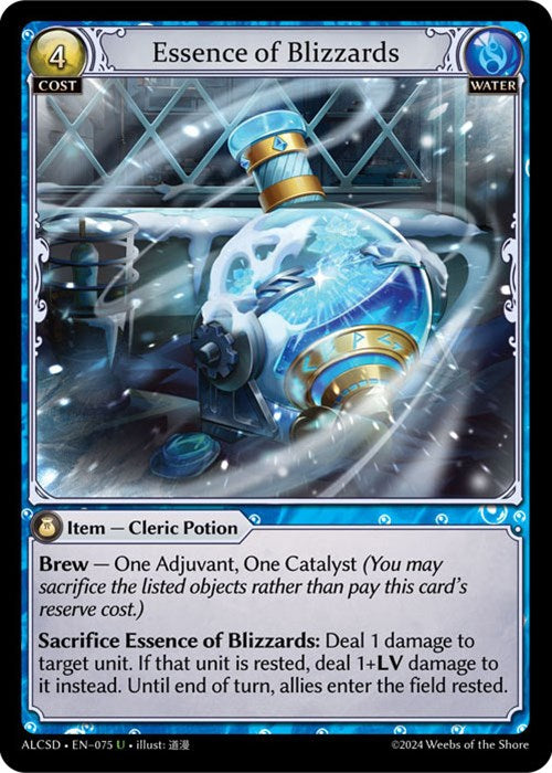 Essence of Blizzards (075) [Dawn of Ashes: Starter Decks] For Cheap