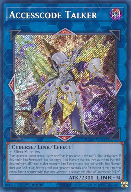 Accesscode Talker (Secret Rare) [RA02-EN044] Secret Rare Online Sale