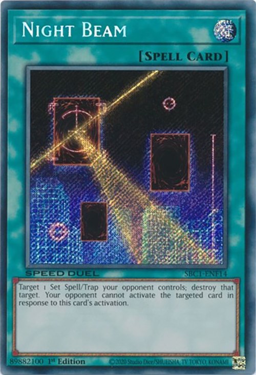 Night Beam [SBC1-ENF14] Secret Rare on Sale