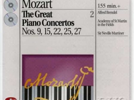 THE GREAT PIANO CONCERTOS VOL 2: PIANO CONCERTO 9, 15, 22, 25, 27 (CD) For Cheap